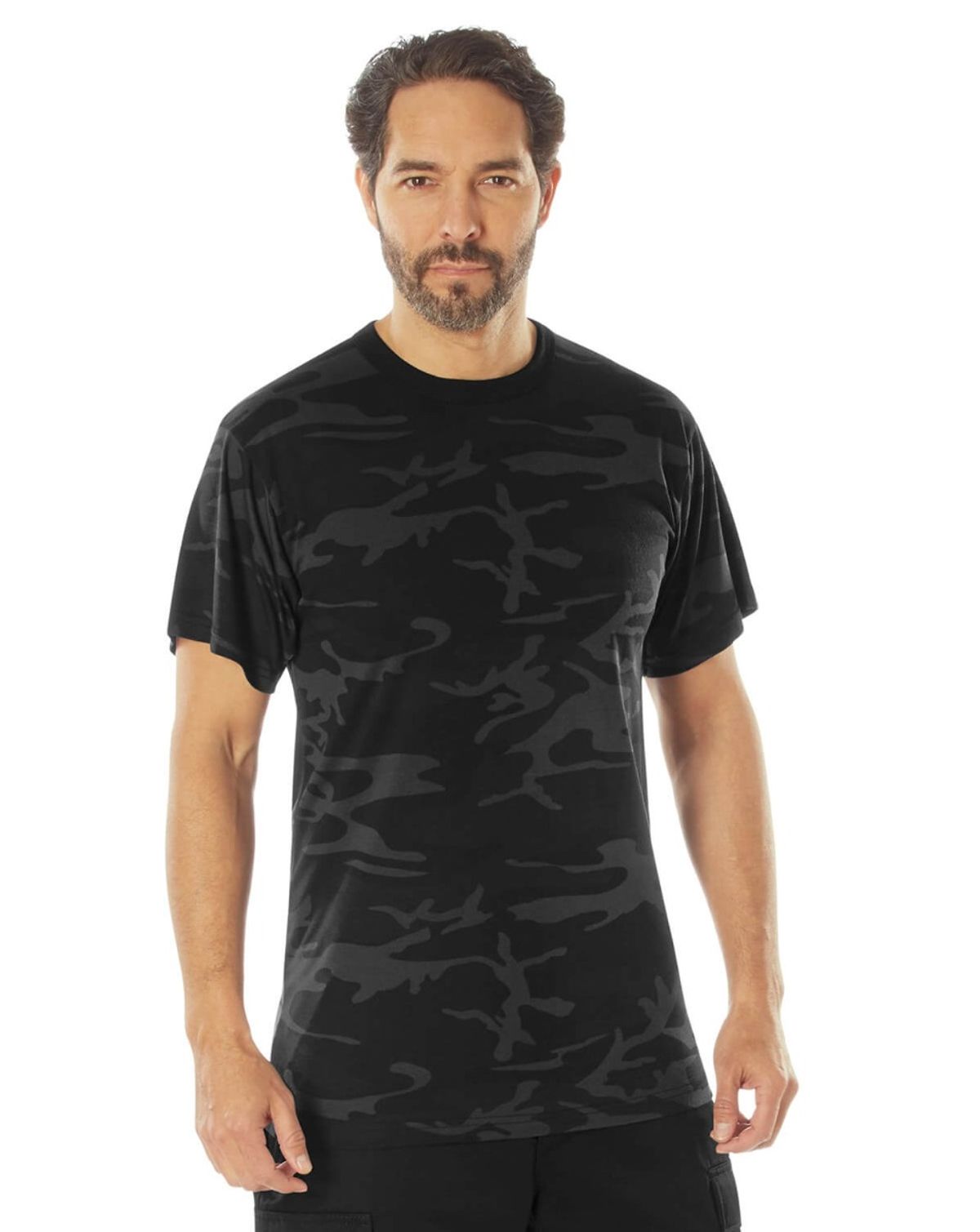 Rothco Svedtransporterende T-Shirt Midnight Black Camo