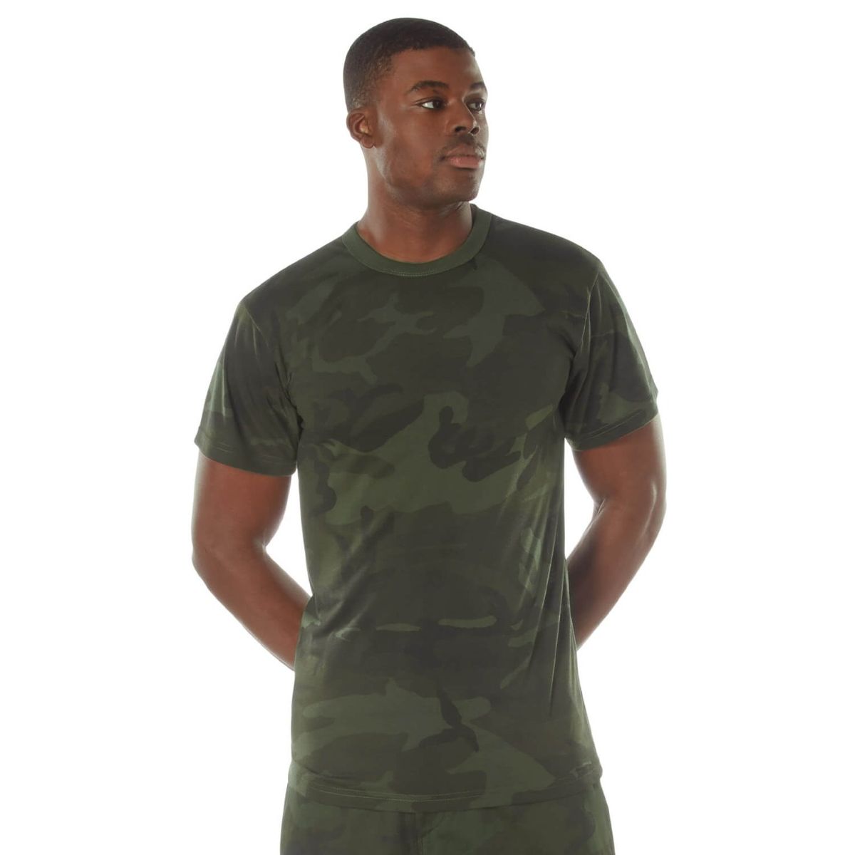 Rothco Svedtransporterende T-Shirt Midnight Woodland Camo