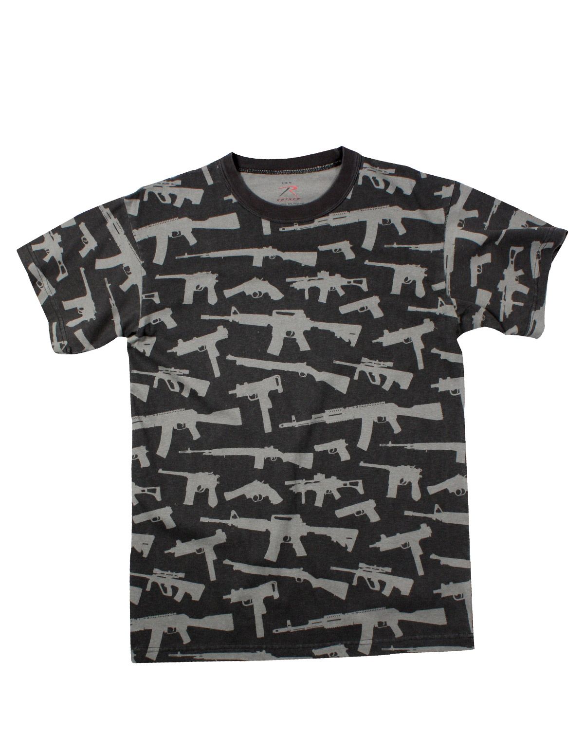 Rothco T-Shirt m. Gunprint Sort