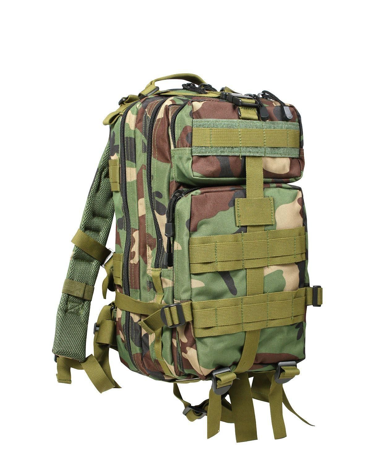 Rothco Transport Rygsæk m. MOLLE 25L Woodland