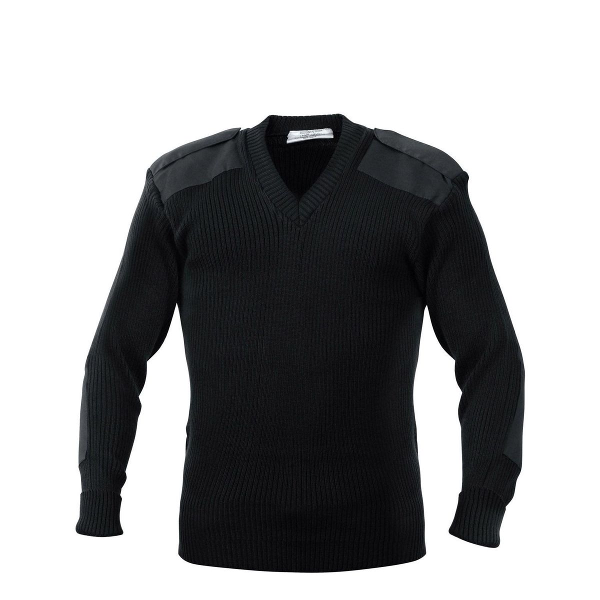 Rothco V-neck Commando Pullover Black