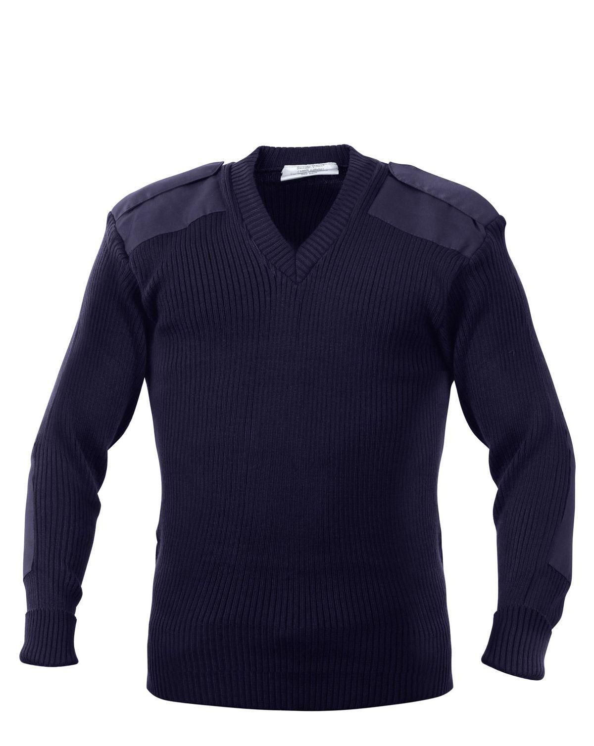 Rothco V-neck Commando Pullover Trøje Navy