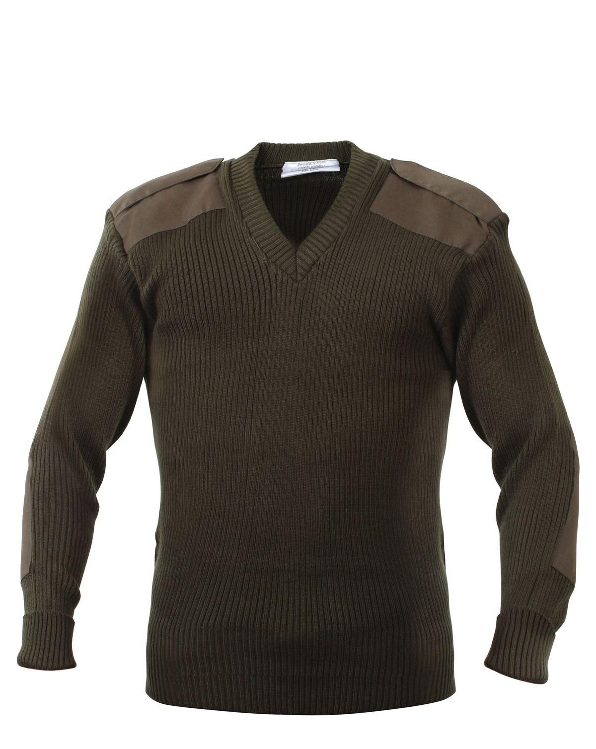 Rothco V-neck Commando Pullover Trøje Oliven