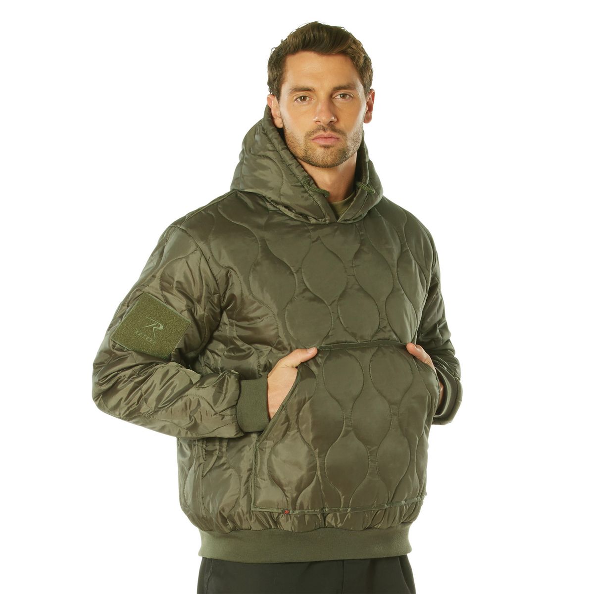 Rothco Vatteret Woobie Hoodie Oliven