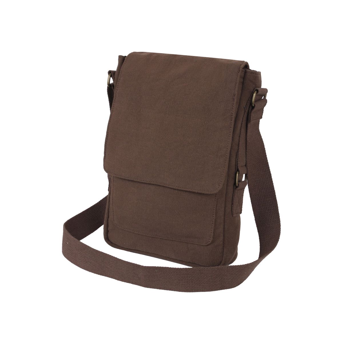 Rothco Vintage Canvas Militær Tech Taske Brun