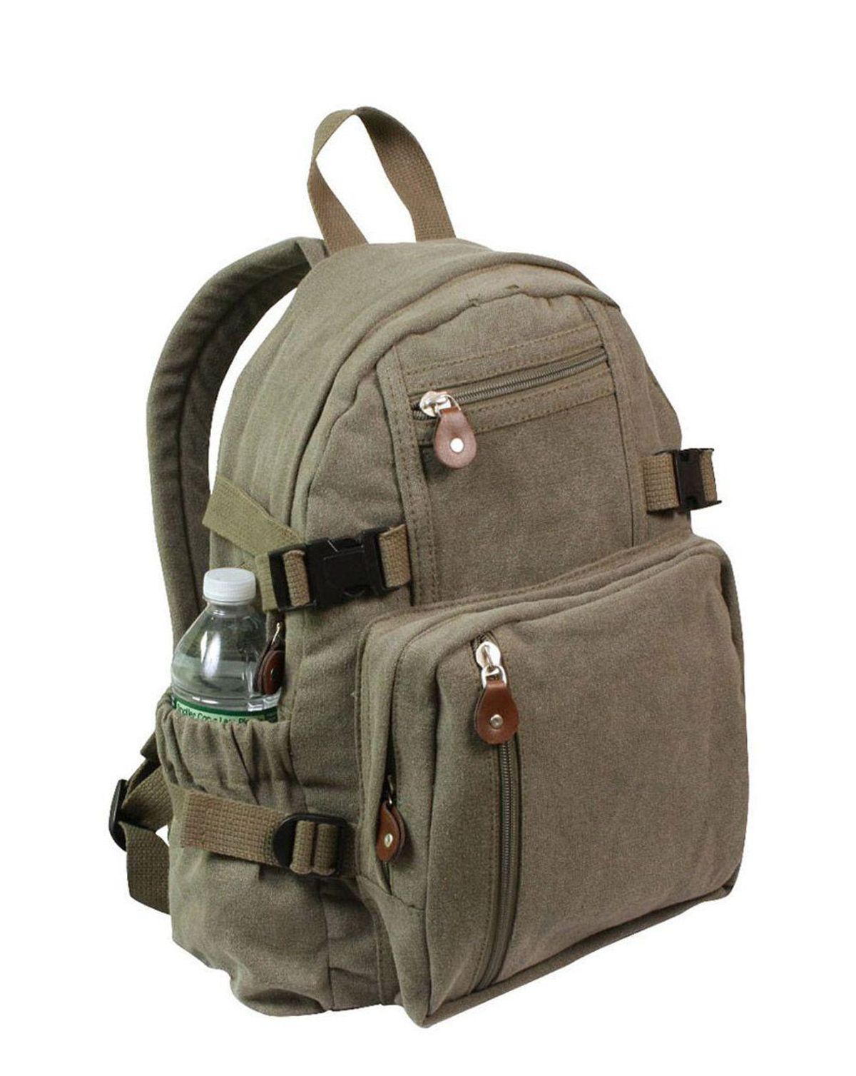 Rothco Vintage Canvas Mini Rygsæk 23L Oliven