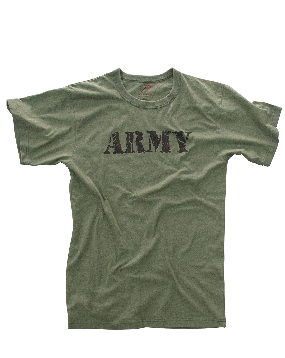 Rothco Vintage PT T-Shirt - Distressed ARMY Oliven