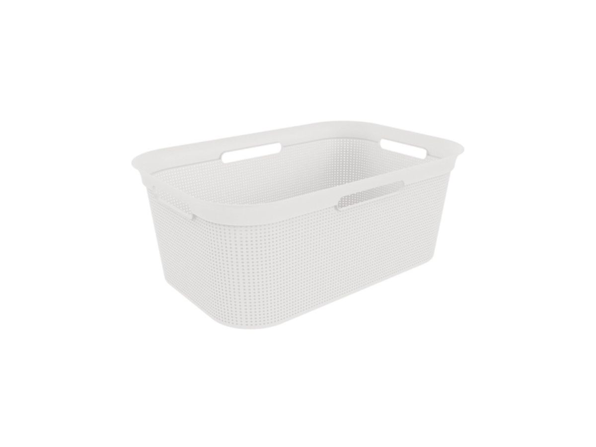 Rotho Basket Laundry Brisen 41L White Color