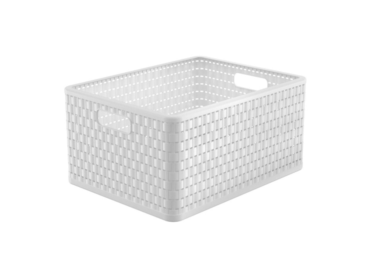 Rotho Storage Box Country A4 Plus 28L White