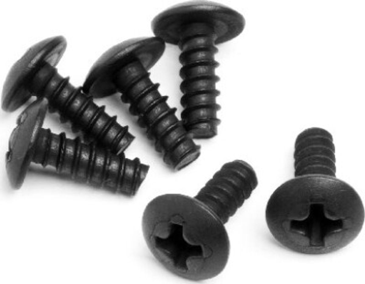 Round Head Screw M3x8mm (6pcs) - Mv22046 - Maverick Rc