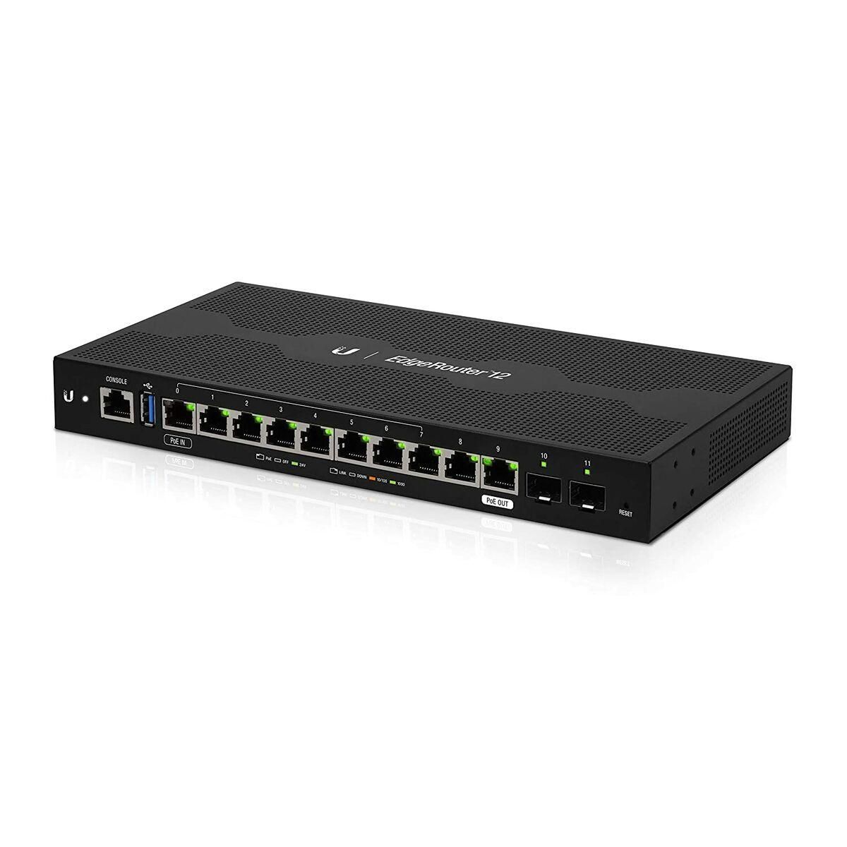 Router UBIQUITI ER-12 1000 MHz Sort