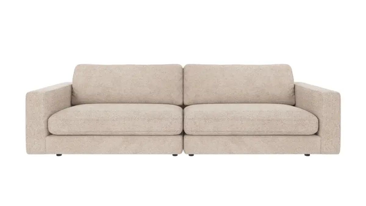 ROWICO Duncan 3 pers. modul sofa - lysegrå stof