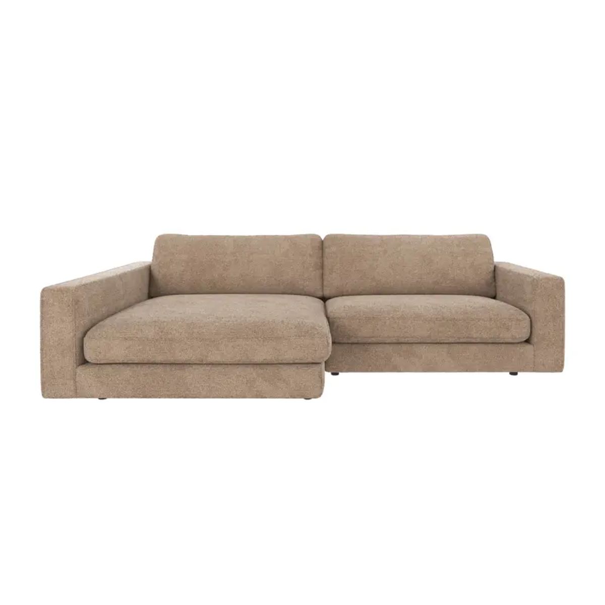 ROWICO Duncan 3 pers. modul sofa, m. venstre chaiselong - grå-beige stof