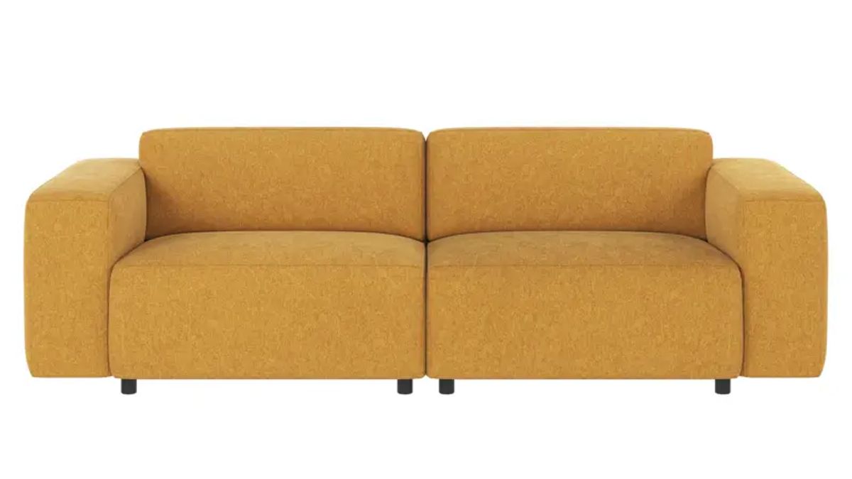 ROWICO Willard 3 pers. modul sofa - gul stof