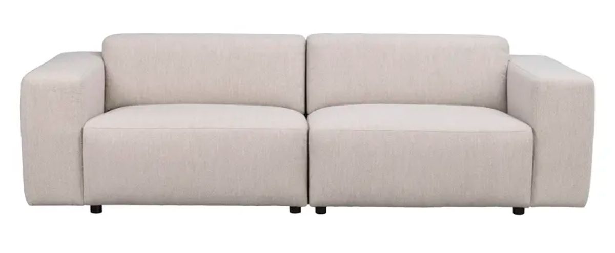 ROWICO Willard 3 pers. modul sofa - lys beige stof