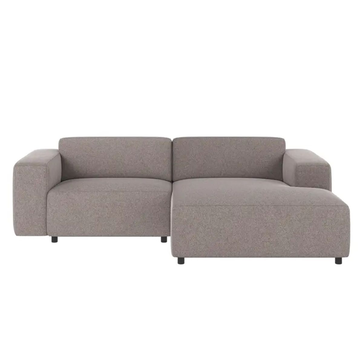 ROWICO Willard 3 pers. modul sofa, m. højre chaiselong - grå-beige stof