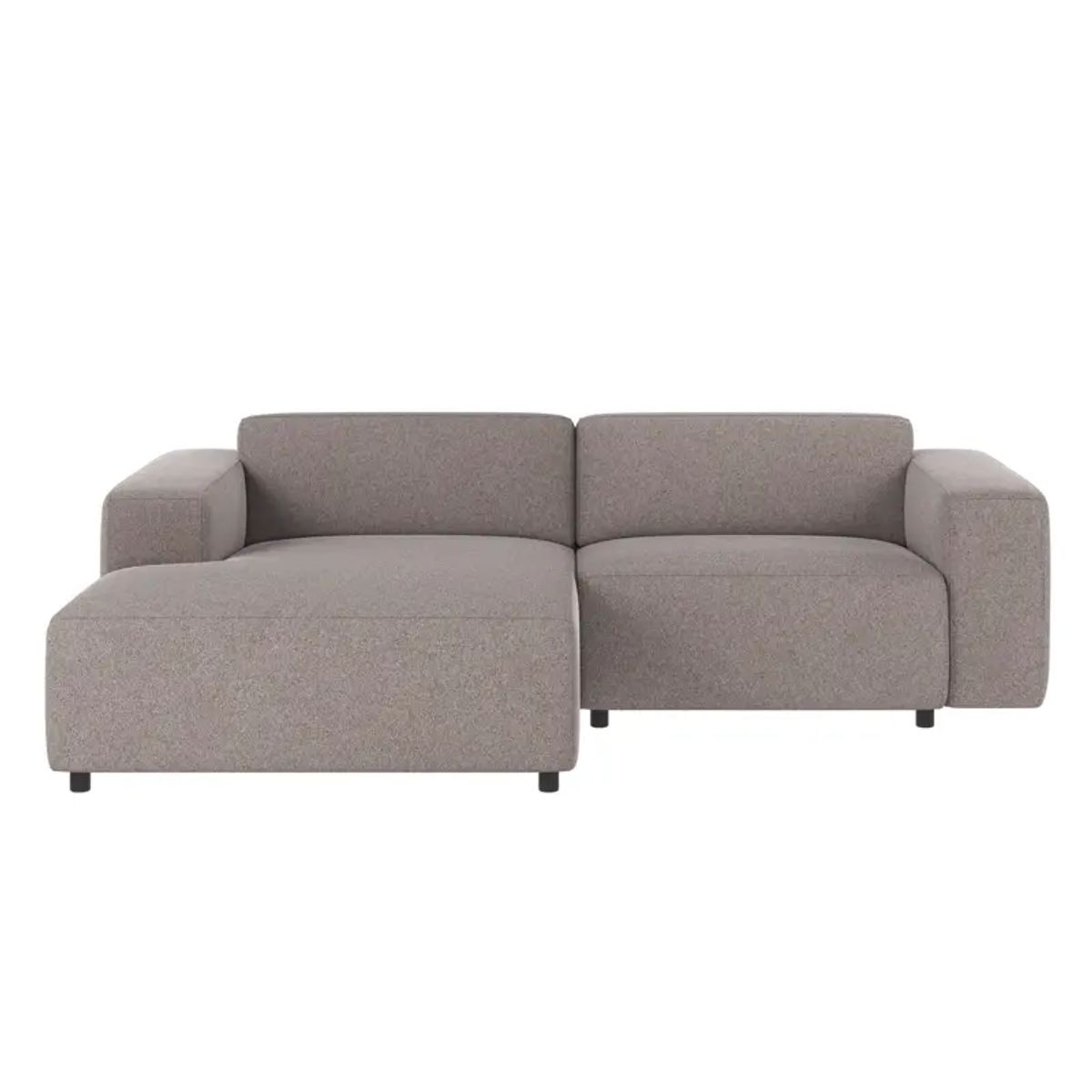 ROWICO Willard 3 pers. modul sofa, m. venstre chaiselong - grå-beige stof