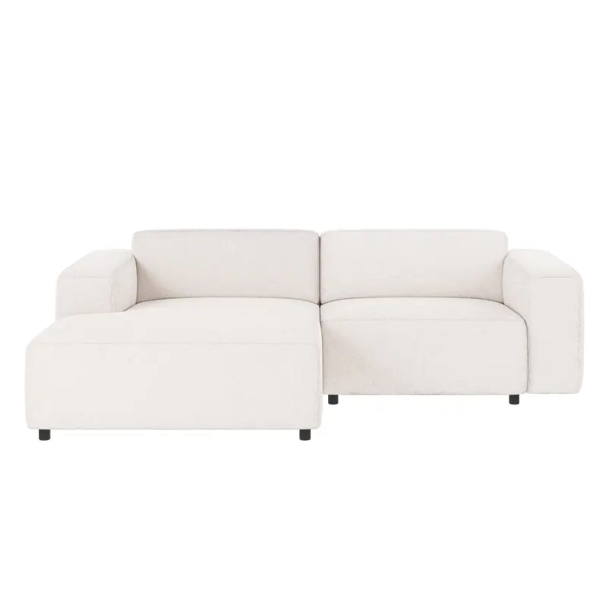 ROWICO Willard 3 pers. modul sofa, m. venstre chaiselong - hvid stof