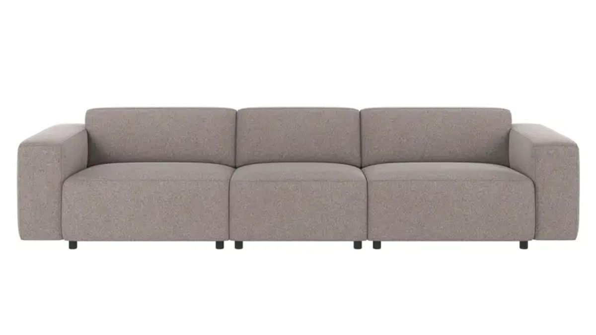 ROWICO Willard 4 pers. modul sofa - grå-beige stof