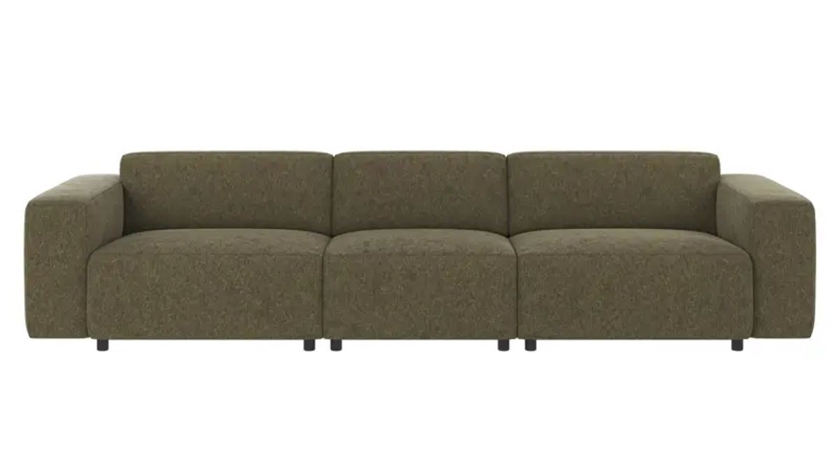 ROWICO Willard 4 pers. modul sofa - grøn stof