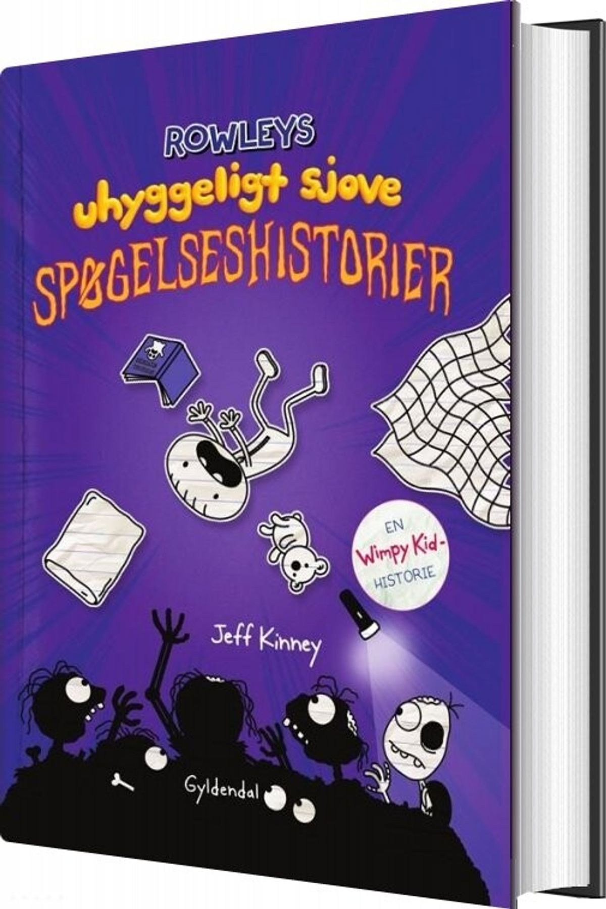 Rowleys Uhyggeligt Sjove Spøgelseshistorier - Jeff Kinney - Bog