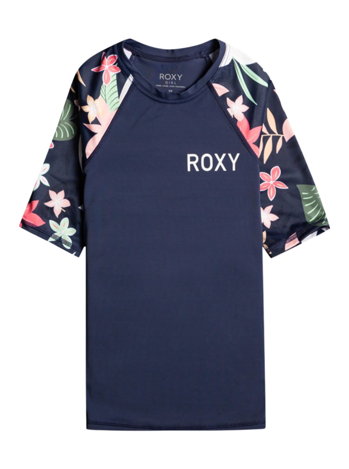 Roxy printed UV soltrøje mood indigo alma swim