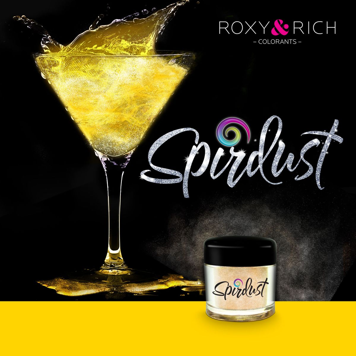 Roxy & Rich - Spirdust Gul, 1,5g