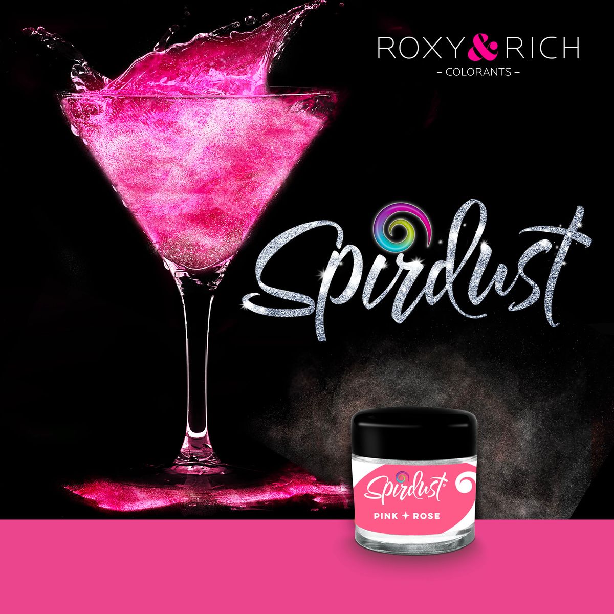 Roxy & Rich - Spirdust Pink, 1,5g