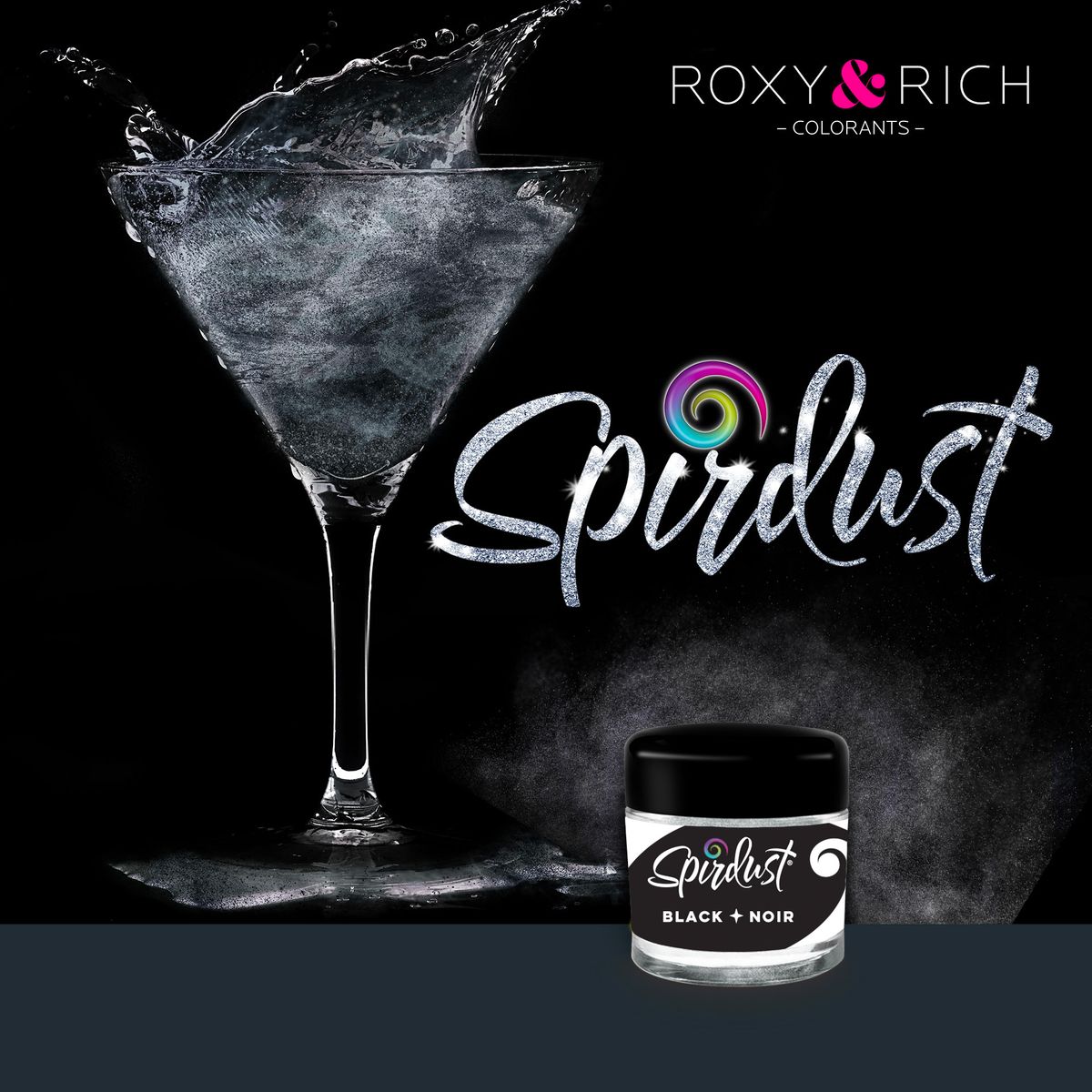 Roxy & Rich - Spirdust Sort, 1,5g