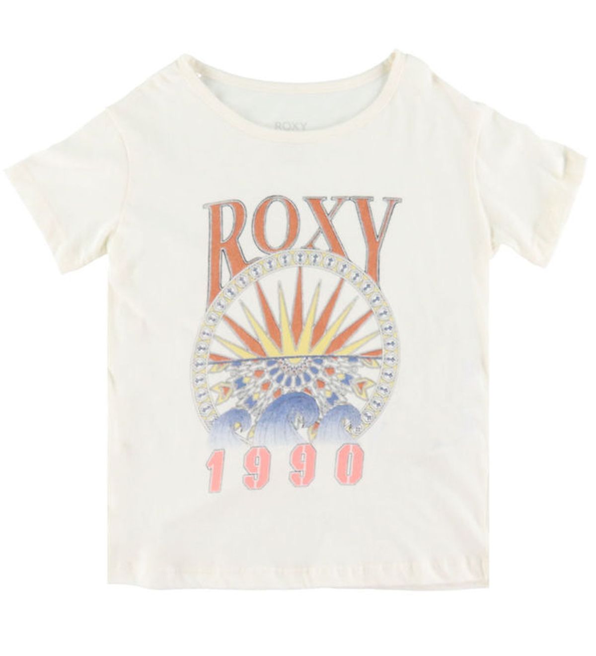 Roxy T-Shirt - Day And Night - Vintage A - Egret