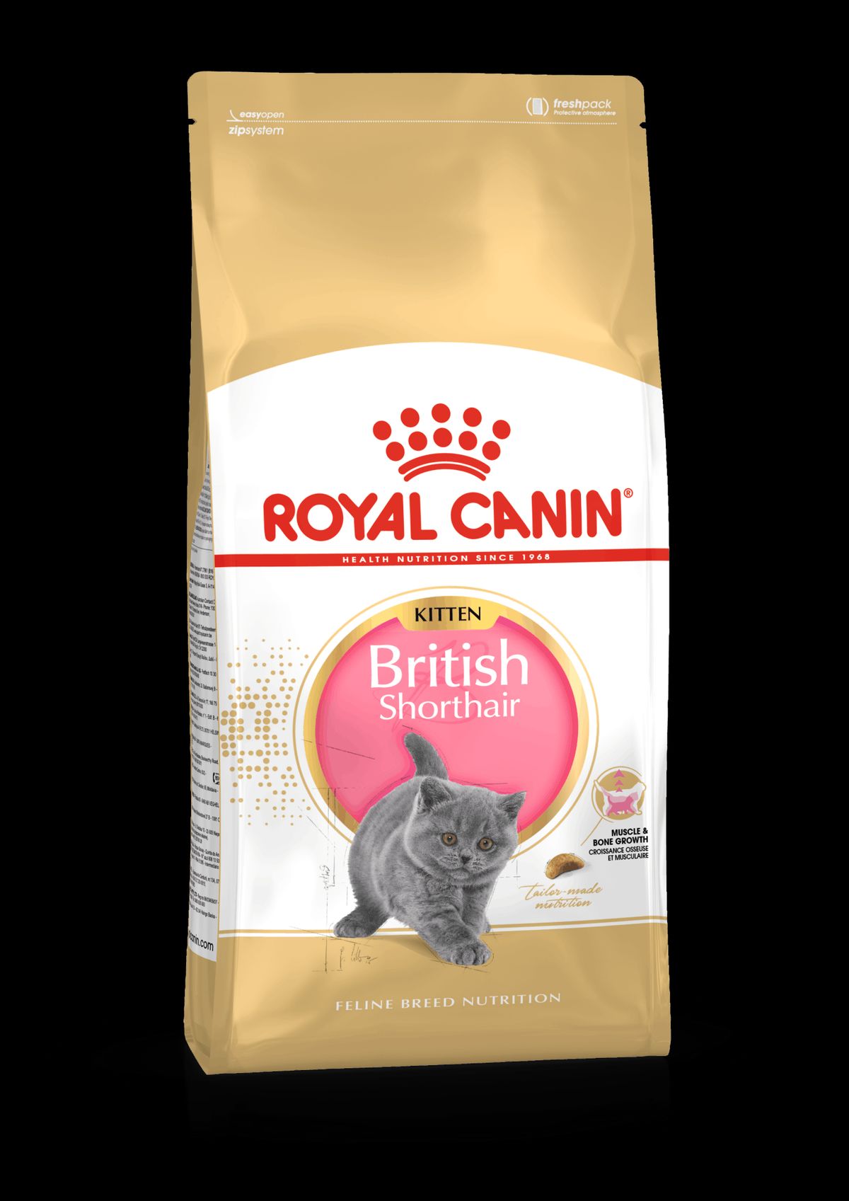 Royal Canin British Shorthair Kitten. Til killing op til 12 måneder. 2kg.