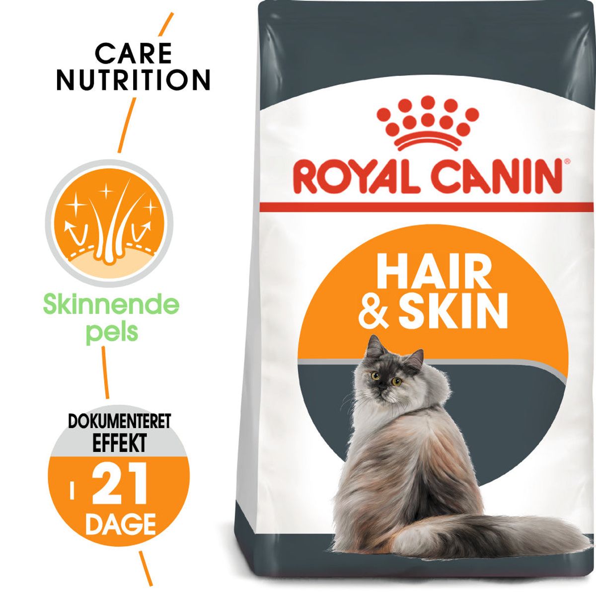 Royal Canin Hair & Skin Care Adult Tørfoder til kat 2kg