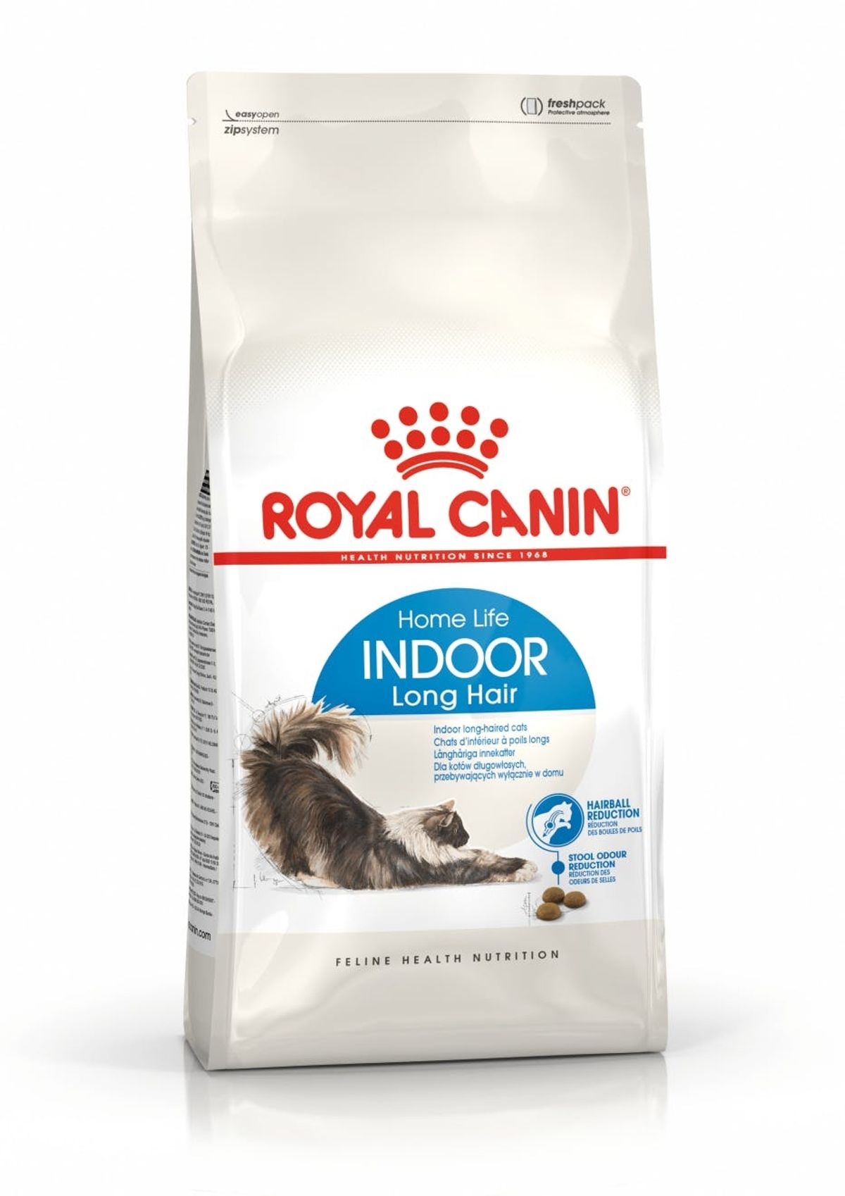 Royal Canin Indoor Long Hair. Fra 1år. 10kg.