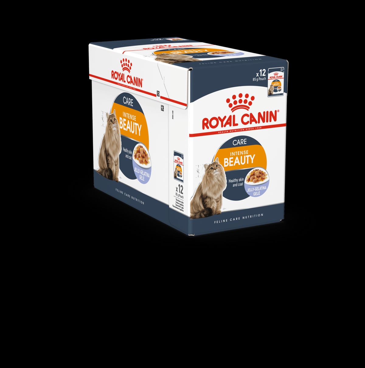 Royal Canin Intense Beauty Jelly Til kat over 1 år 12x85g