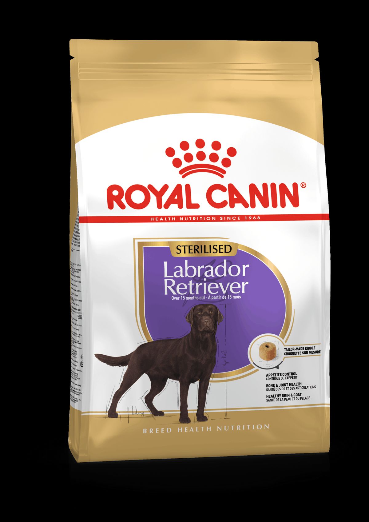 Royal Canin Labrador Retriever Sterilised Adult - Til steriliserede hunde over 15 måneder. hund. (12 kg)