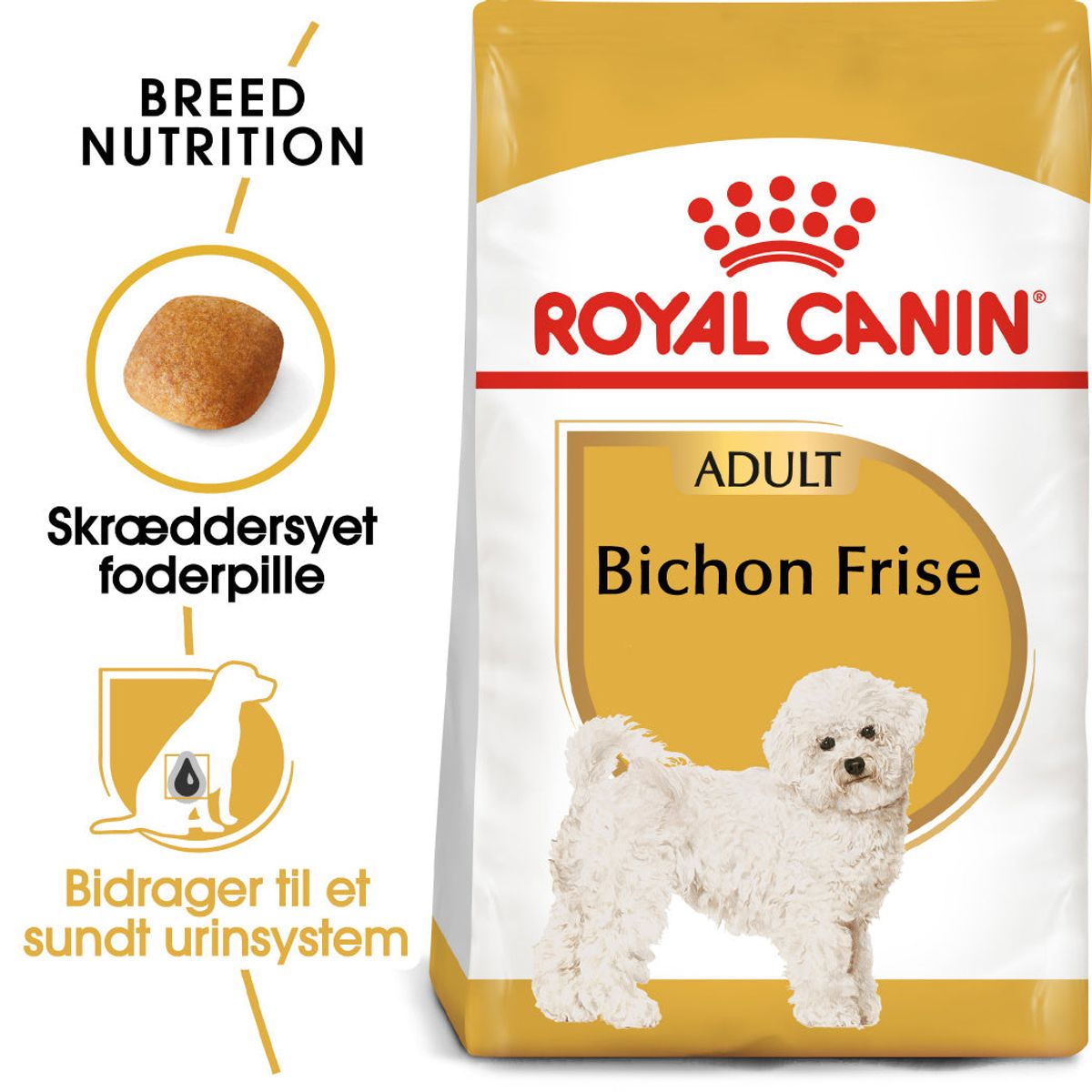 Royal canin - Royal Canin Bichon Frisé Adult 1,5kg, med omega-3-fedtsyrer - Hundefoder - Alt til Hunden