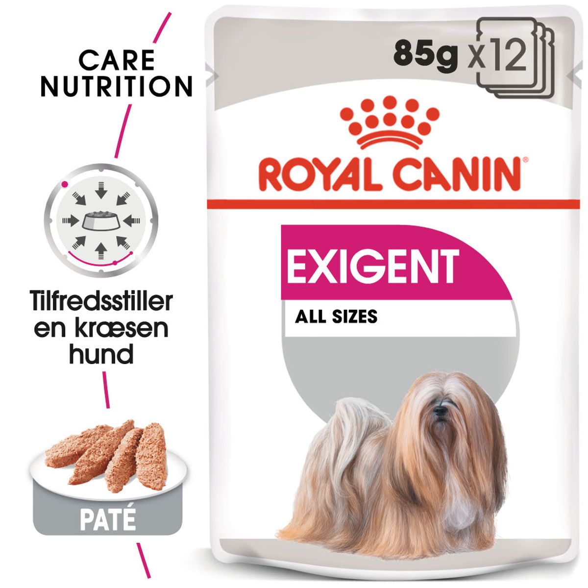 Royal canin Royal Canin Exigent Adult Vådfoder til hund 12x85gHundefoder