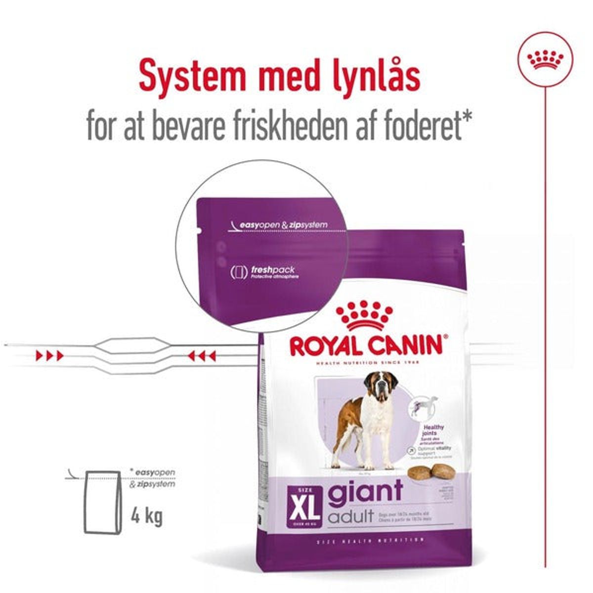 Royal canin Royal Canin Giant Adult 15kg, til hunde over 45kgHundefoder