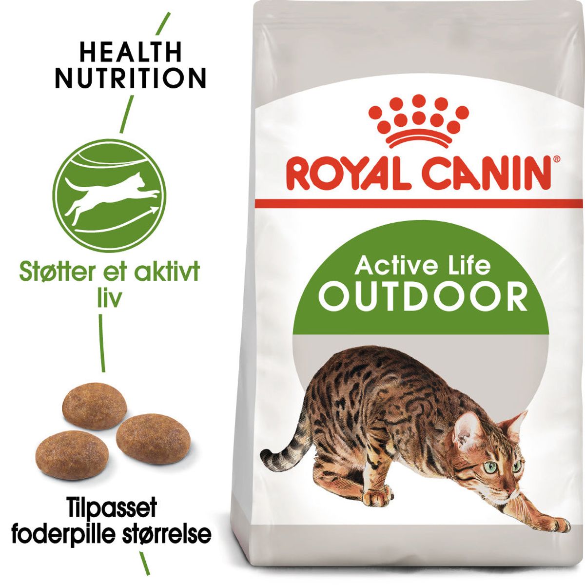 Royal canin Royal Canin Outdoor Adult Tørfoder til kat 10kgKattefoder