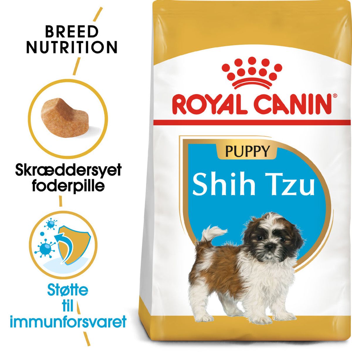 Royal canin - Royal Canin Shih Tzu Puppy 1,5kg, Velegnet op til 10 måneder - Hundefoder - Alt til Hunden