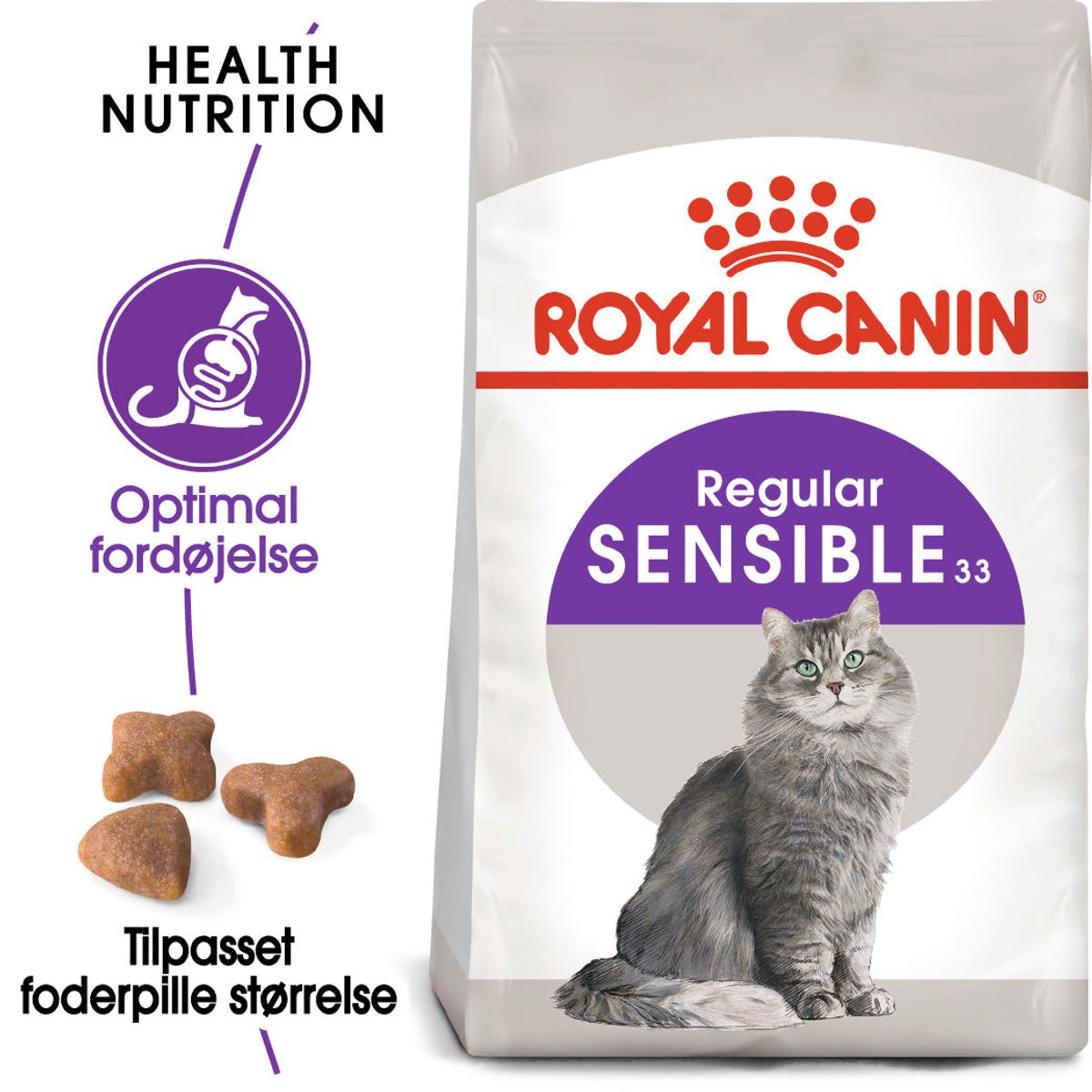 Royal Canin Sensible Adult Tørfoder til kat 2kg