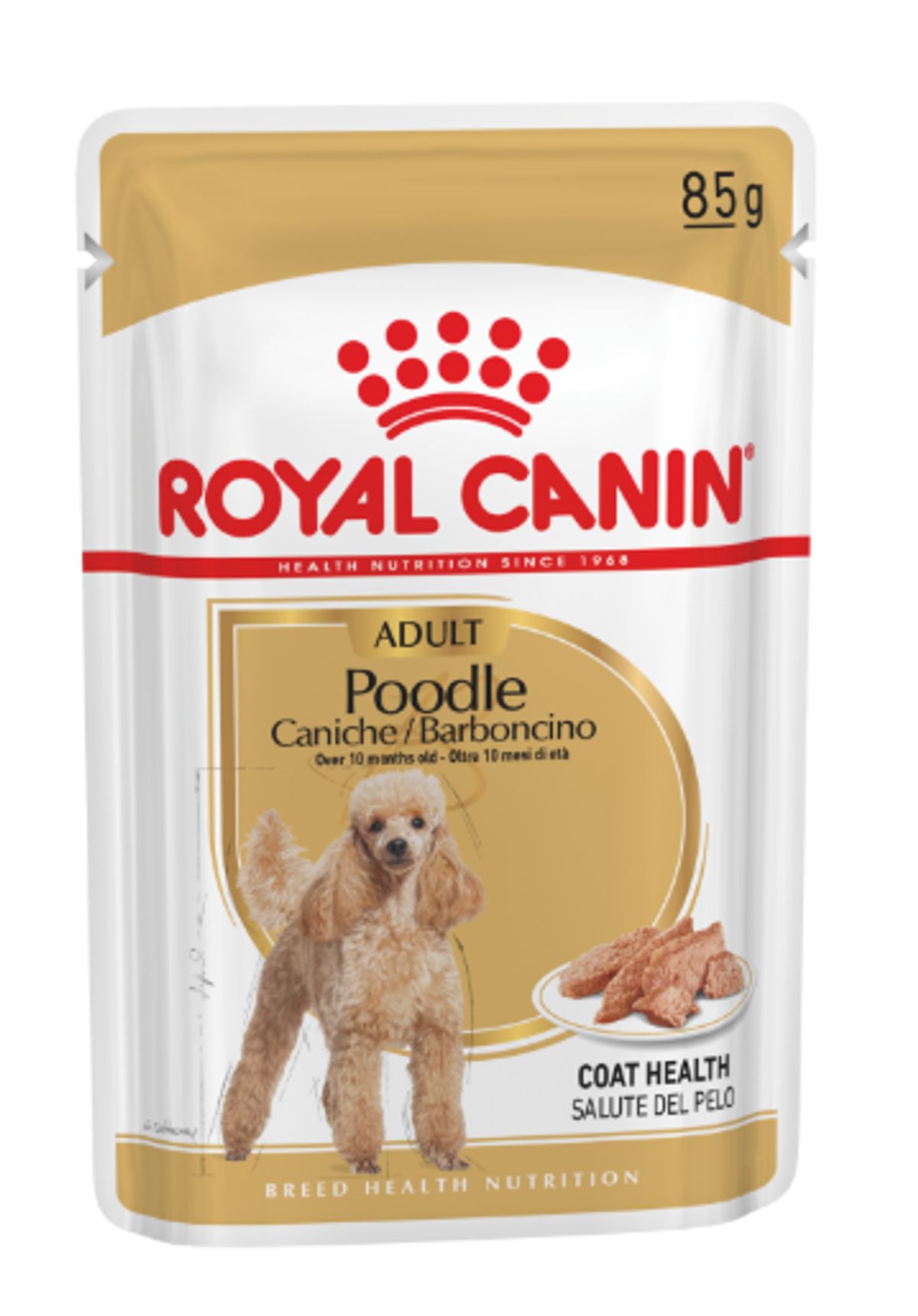 Royal Canin vådfoder Poodle / Puddel. Adult - over 10 måneder. 12x85g.