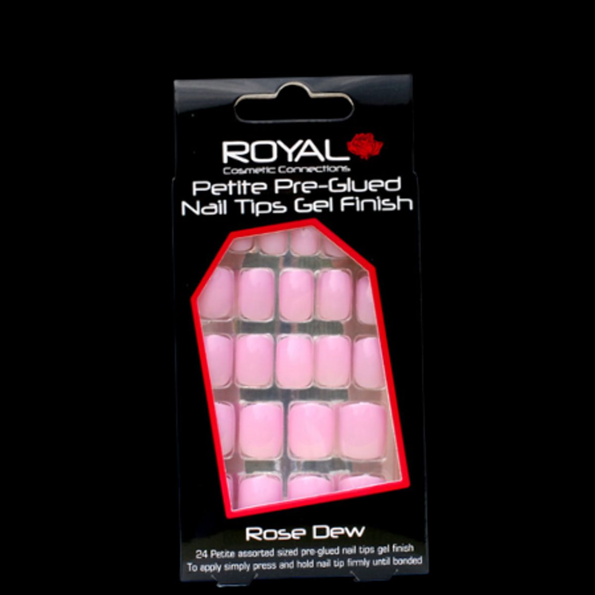 Royal Nail Tips Rose Dew - 24 stk