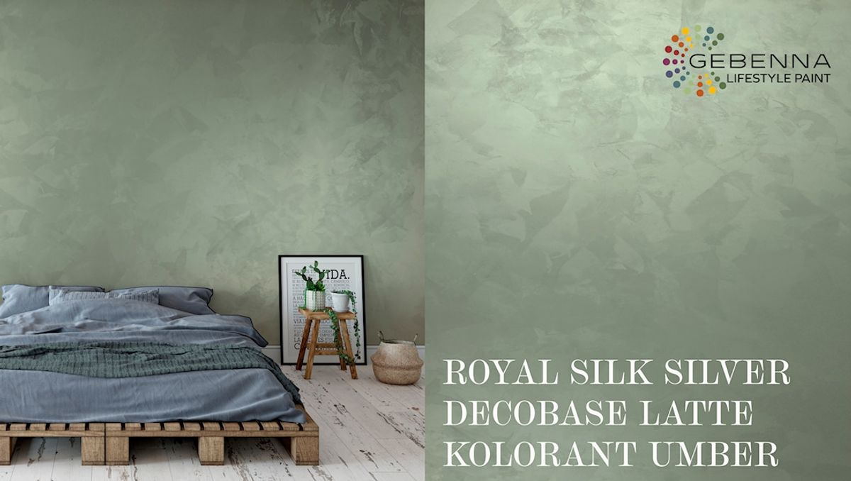 Royal Silk Silverbase + Decobase Latte + Kolorant Umber