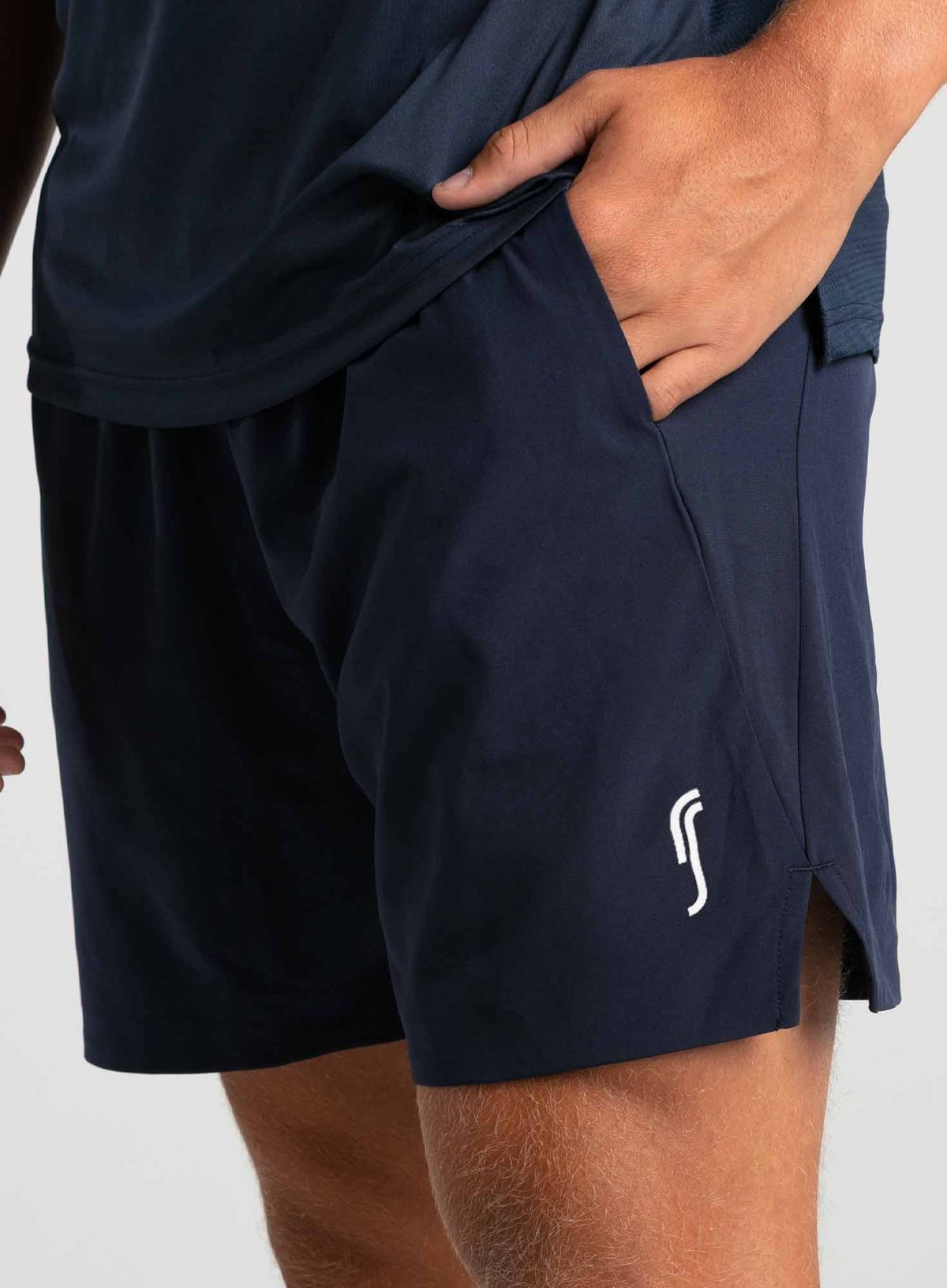 RS Padel Men's Performance Shorts (Navy Blå) - L