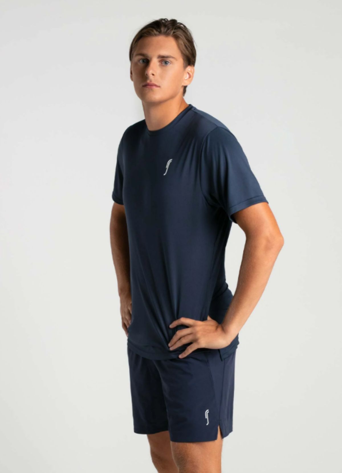 RS Padel Men's Performance Tee (Navy Blå) - L