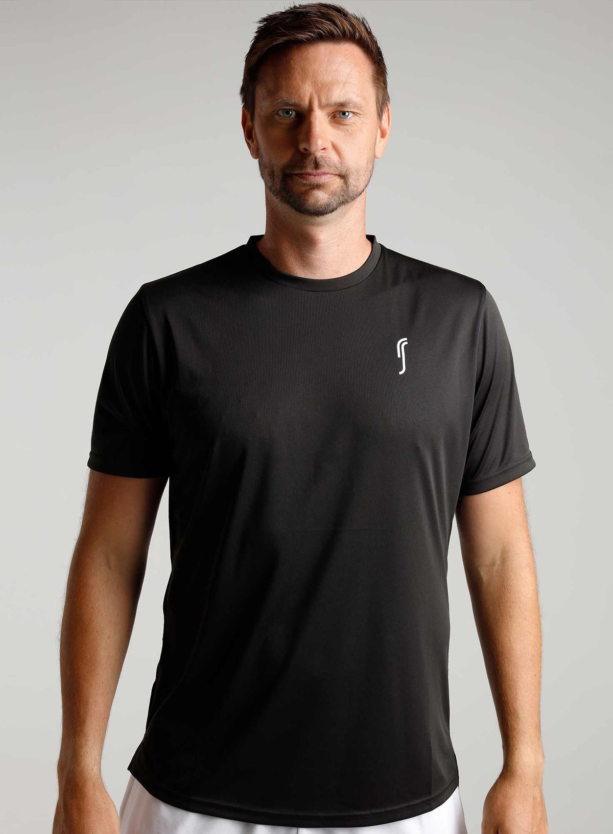 RS Padel Men's Performance Tee (Sort) - L