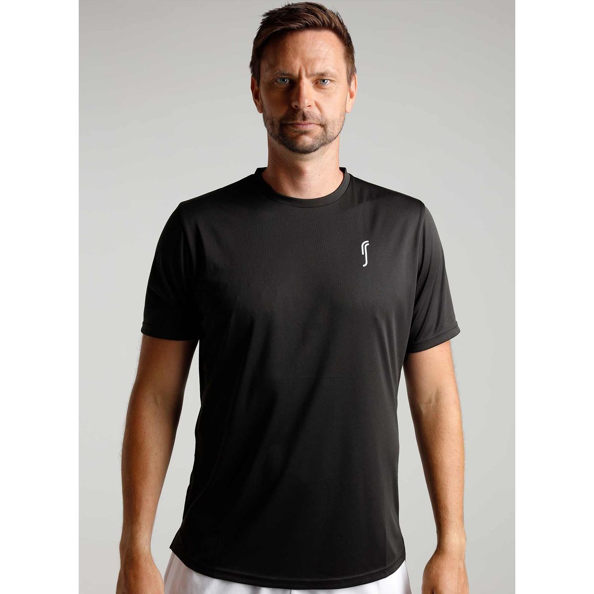 RS Padel Men's Performance Tee (Sort) - M