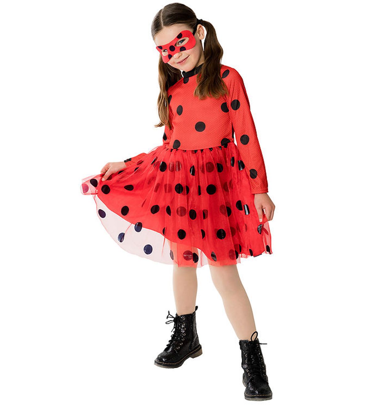 Rubies Udklædning - Miraculous Ladybug Tutu Dress & Mask