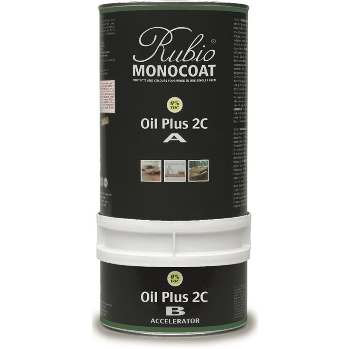 Rubio Monocoat olie Plus 2C Antique Bronze 1 L inkl. accelerator 300 ml.